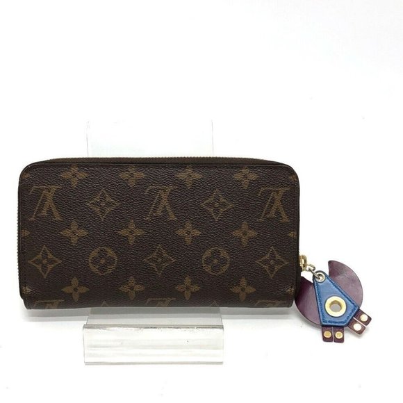 Authentic LOUIS VUITTON M61364 Monogram zippywallet totem Long Wallet MonogramCa - Picture 1 of 16
